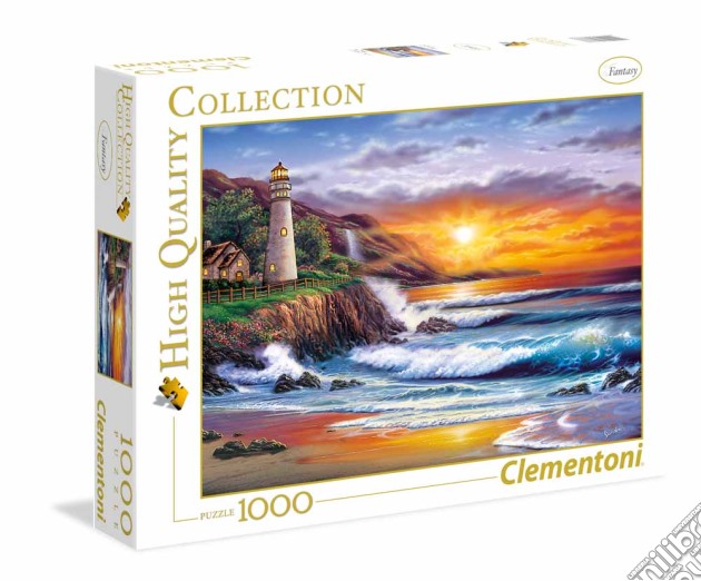 Puzzle 1000 Pz - High Quality Collection - Lighthouse At Sunset puzzle