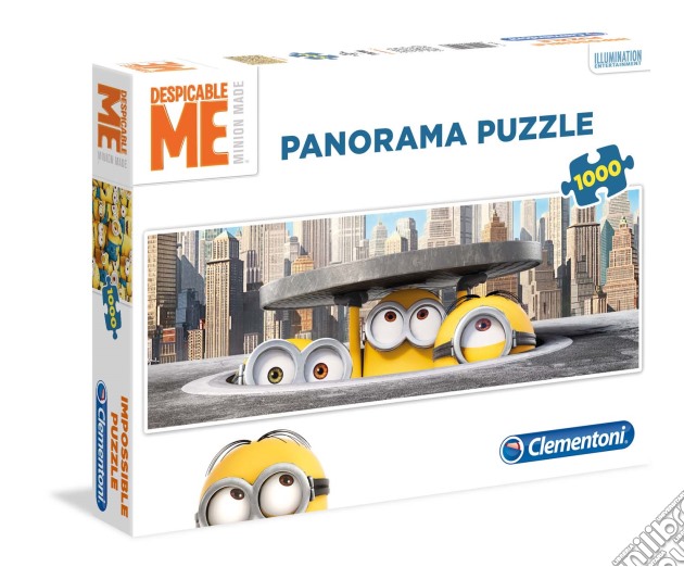 Puzzle 1000 Pz - Panorama - Minions - Minions In New York puzzle di Clementoni