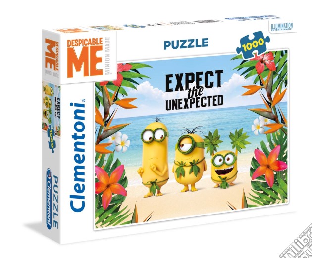 Puzzle 1000 Pz - Minions - Expect The Unexpected puzzle di Clementoni