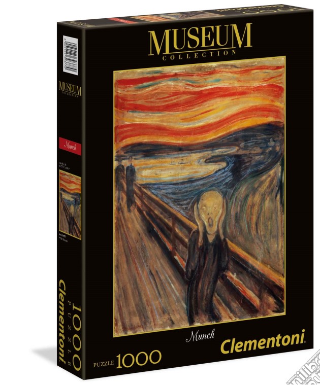 Puzzle 1000 Pz - Museum Collection - Munch - L'Urlo puzzle di Clementoni