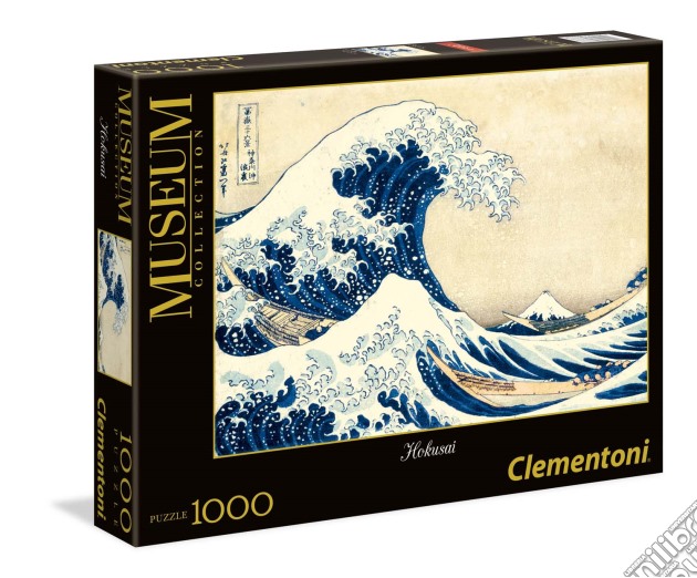 Clementoni: Puzzle 1000 Pz - Museum Collection - Hokusai - La Grande Onda puzzle di Clementoni