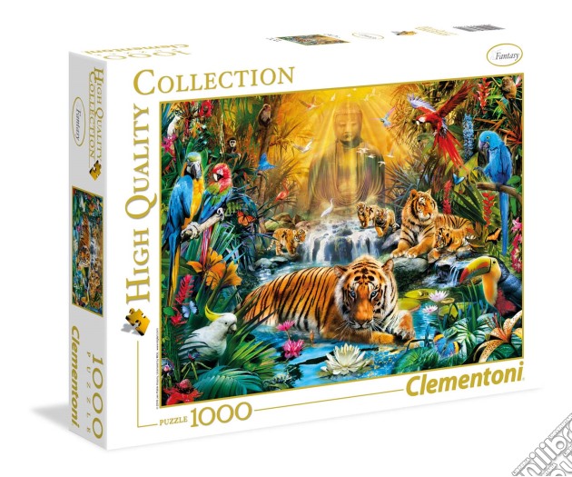 Puzzle 1000 Pz - High Quality Collection - Mystic Tigers puzzle di Clementoni