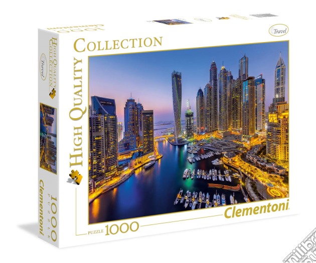 Puzzle 1000 Pz - High Quality Collection - Dubai puzzle di Clementoni