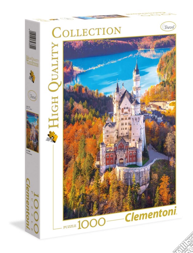 Clementoni: Puzzle 1000 Pz - High Quality Collection - Neuschwanstein puzzle di Clementoni
