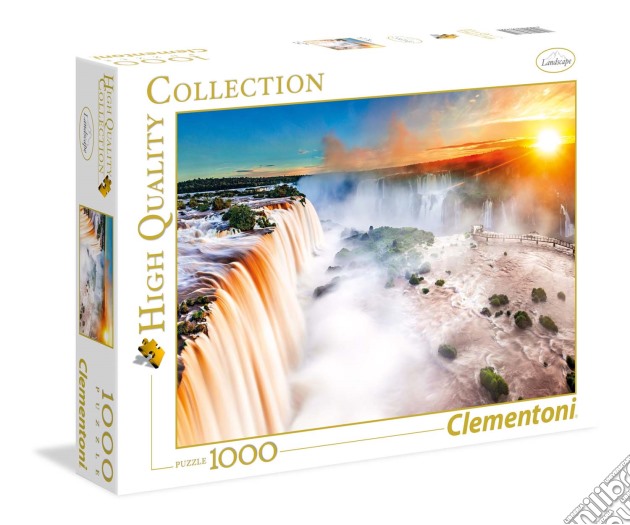 Puzzle 1000 Pz - High Quality Collection - Waterfall puzzle di Clementoni