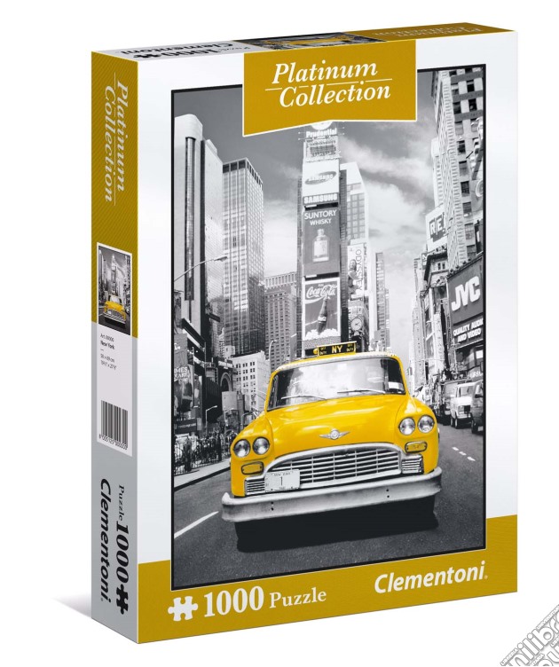 Puzzle 1000 Pz - Platinum Collection - New York Taxi puzzle di Clementoni