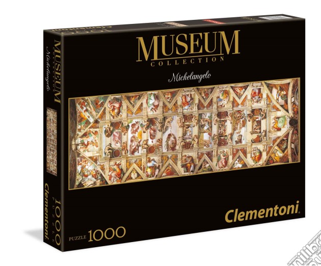 Puzzle 1000 Pz - Museum Collection - Vaticano - Panorama - Volta Della Cappella Sistina puzzle di Clementoni