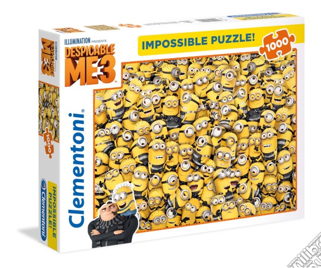 Puzzle 1000 Pz - Impossible - Minions puzzle di Clementoni