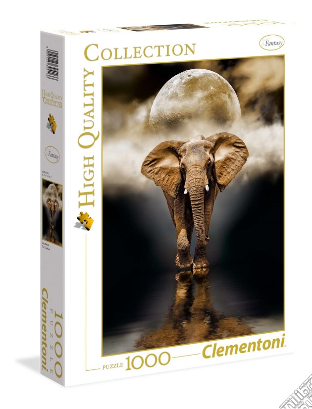 Puzzle 1000 Pz - The Elephant puzzle di Clementoni