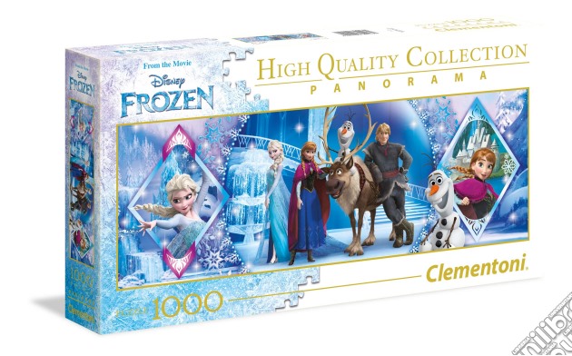 Puzzle 1000 Pz - Disney Panorama Collection - Frozen puzzle di Clementoni
