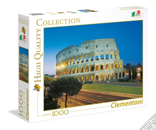 Puzzle 1000 Pz - High Quality Collection - Italia - Roma Colosseo puzzle di Clementoni