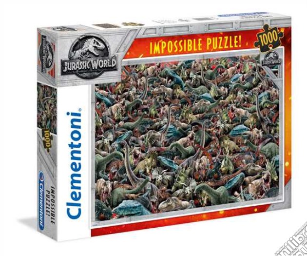 Puzzle 1000 Pz - Impossible Puzzle - Jurassic puzzle di Clementoni