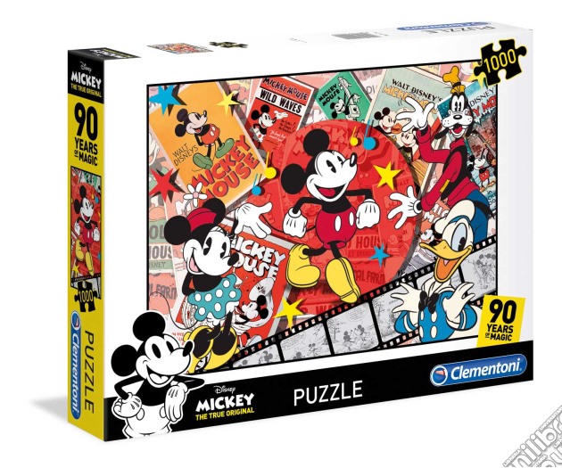 Puzzle 1000 Pz - High Quality Collection - Topolino A 90 Gradi puzzle di Clementoni
