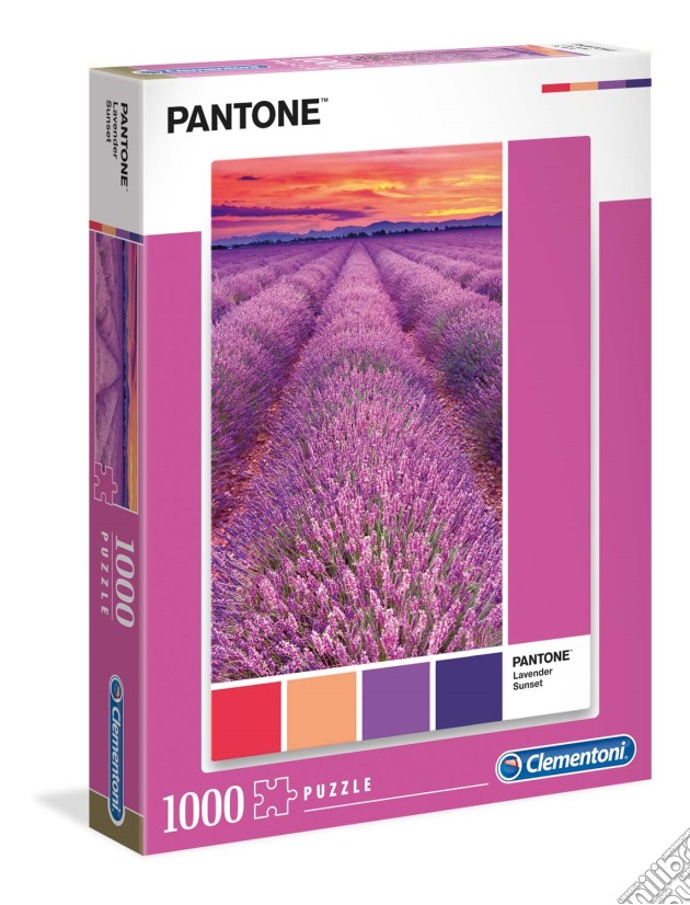Clementoni: Puzzle 1000 Pz - Pantone - Lavender Sunset puzzle di Clementoni