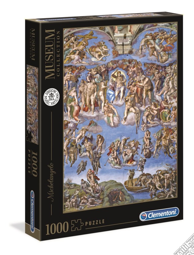 Puzzle 1000 Pz - Museum Collection - Michelangelo: Giudizio Universale puzzle di Clementoni