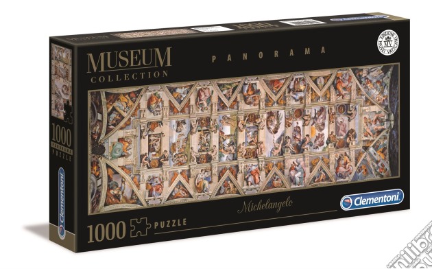 Puzzle 1000 Pz - Museum Collection - Volta Della Cappella Sistina Panorama puzzle di Clementoni
