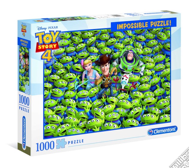 Toy Story 4 - Puzzle 1000 Pz Impossible puzzle di Clementoni