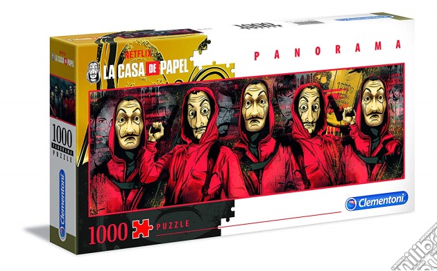 Casa De Papel (La): Clementoni - Puzzle 1000 Pz Panorama gioco