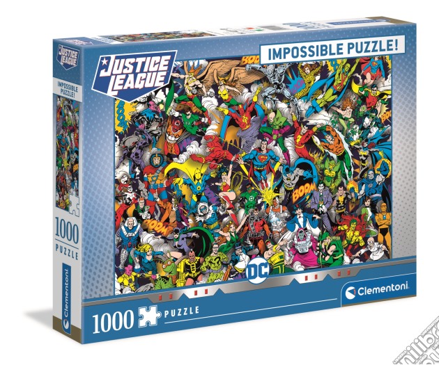 Clementoni: Puzzle 1000 Pz Impossible - Dc Comics puzzle