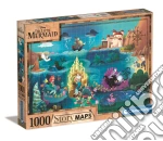 Disney: Clementoni - Made In Italy Disney Story Maps 1000 Pz Little Mermaid giochi