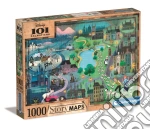 Disney: Clementoni - Puzzle Made In Italy Disney Story Maps 1000 Pz 101 Dalmatians