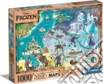 Disney: Clementoni - Made In Italy Disney Story Maps 1000 Pz Frozen giochi