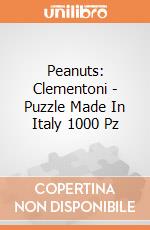 Peanuts: Clementoni - Puzzle Made In Italy 1000 Pz gioco