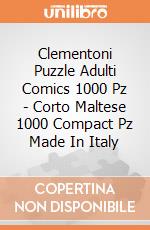 Clementoni Puzzle Adulti Comics 1000 Pz - Corto Maltese 1000 Compact Pz Made In Italy gioco