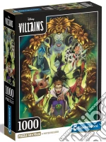 Clementoni Puzzle Adulti Disney 1000 Pz - Villains1000 Compact Pz Made In Italy giochi