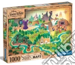 Clementoni Puzzle Adulti Disney Maps 1000 Pz - Biancaneve1000 Hq Pz Made In Italy giochi