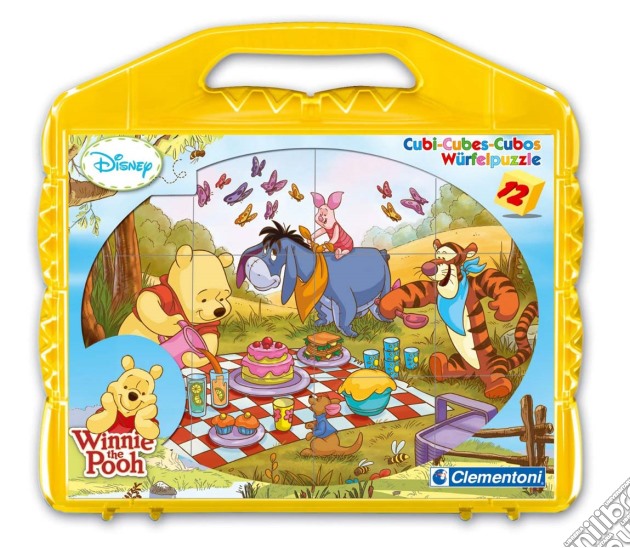 Winnie The Pooh - Puzzle Cubi 12 Pz puzzle di Clementoni