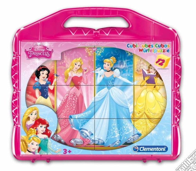 Puzzle Cubi 12 Pz - Principesse Disney puzzle