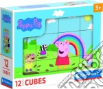 Clementoni: Puzzle Cubi 12 Pz - Peppa Pig giochi
