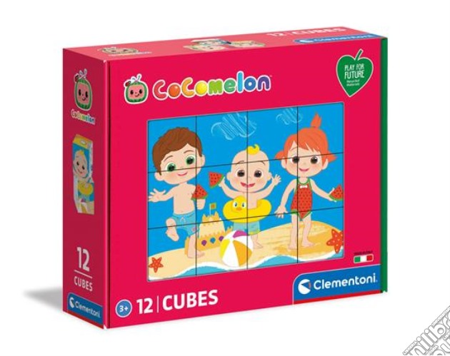 Clementoni: Puzzle Made In Italy Cubi 12 Pz Pff Cocomelon gioco