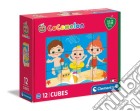 Clementoni: Puzzle Made In Italy Cubi 12 Pz Pff Cocomelon giochi