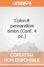 Colori 8 pennarelloni timbri (Conf. 4 pz.) gioco di CLEMENTONI