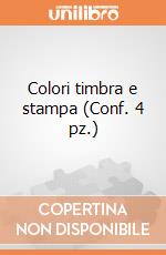 Colori timbra e stampa (Conf. 4 pz.) gioco di CLEMENTONI