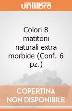 Colori 8 matitoni naturali extra morbide (Conf. 6 pz.) gioco di Clementoni