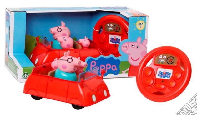 Peppa Pig - Macchina Con Volante Radiocomando gioco di Giochi Preziosi