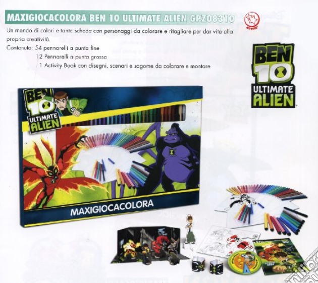 Ben 10 - Ultimate Alien - Maxi Gioca E Colora gioco