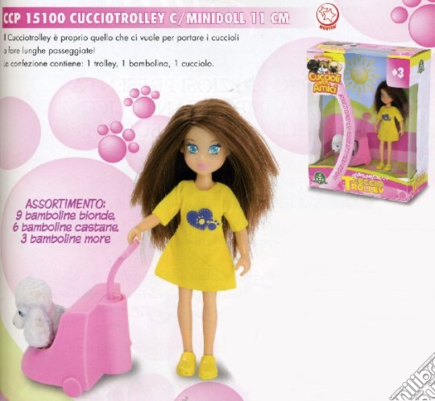 Cuccioli Cerca Amici - Trolley + Mini Doll 11 Cm + 1 Cucciolo gioco