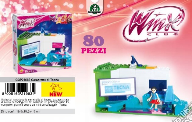 Winx Club - Costruzioni - Cameretta Di Tecna 80 Pz gioco di Giochi Preziosi