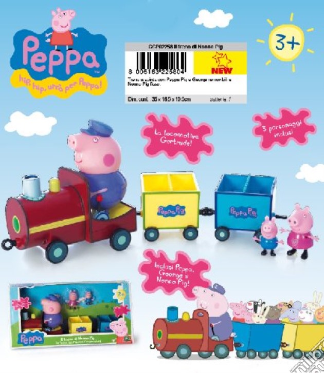 Peppa Pig - Il Treno Di Nonno Pig gioco di Giochi Preziosi