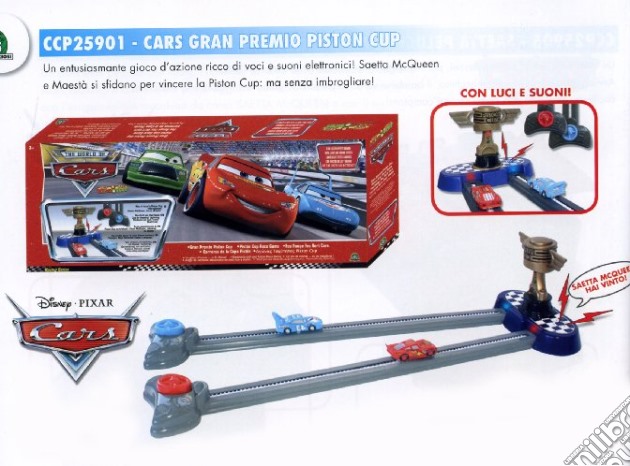 Cars - Pista Gran Premio Piston Cup gioco di Joe Ranft, John Lasseter