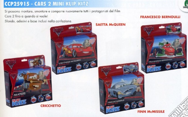 Cars 2 - Klip Kitz Mini gioco di Brad Lewis, John Lasseter