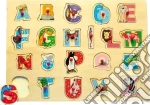 Ginmar: Didattici - (187A) - Puzzle Legno C/Lettere Funny Con Animali giochi
