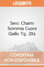 Sevi: Charm Scimmia Cuore Giallo Tg. 2Xs giochi