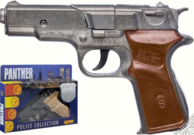 Pistola 8 Colpi - Panther Old Metal gioco di Villa Giocattoli