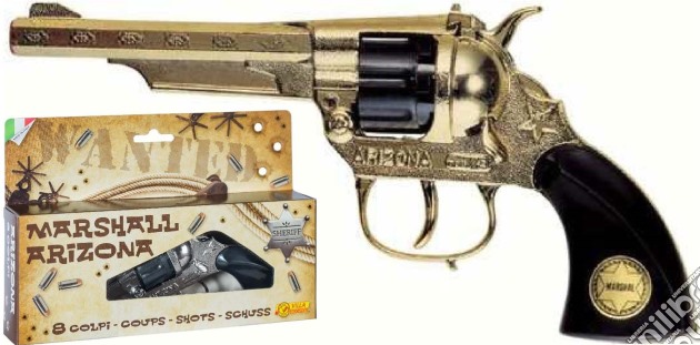 Pistola 8 Colpi - Marshal Gold gioco di Villa Giocattoli