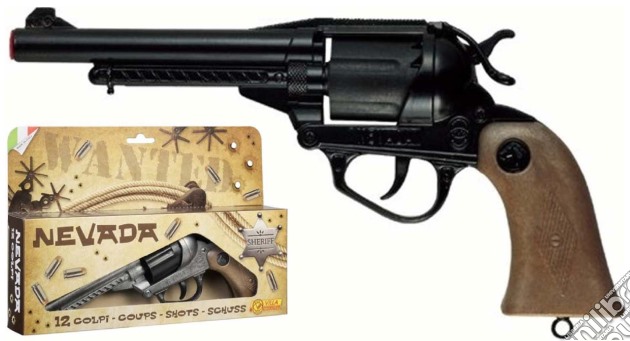 Pistola 12 Colpi - Nevada Black gioco di Villa Giocattoli